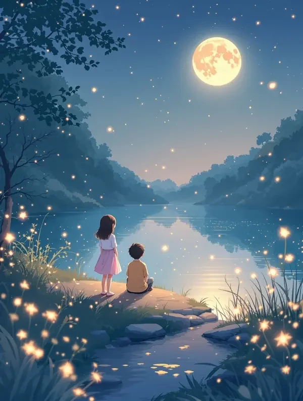 夏夜萤火